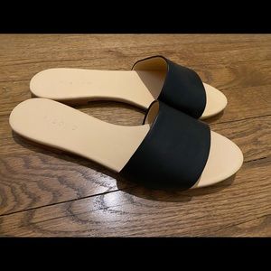 Nisolo Isla Slide sandal - black 7.5